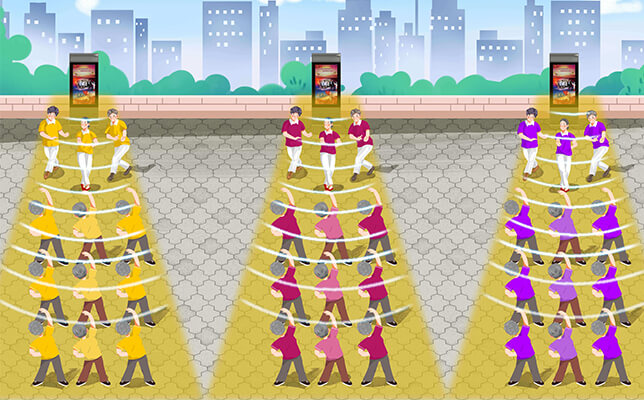 智慧廣場舞系統(tǒng)定向發(fā)聲不擾民