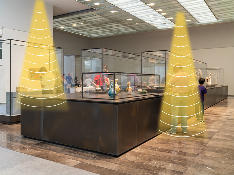 展廳定向音箱吸頂式安裝