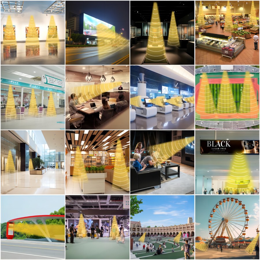 定向揚(yáng)聲器可應(yīng)用的場(chǎng)景匯總