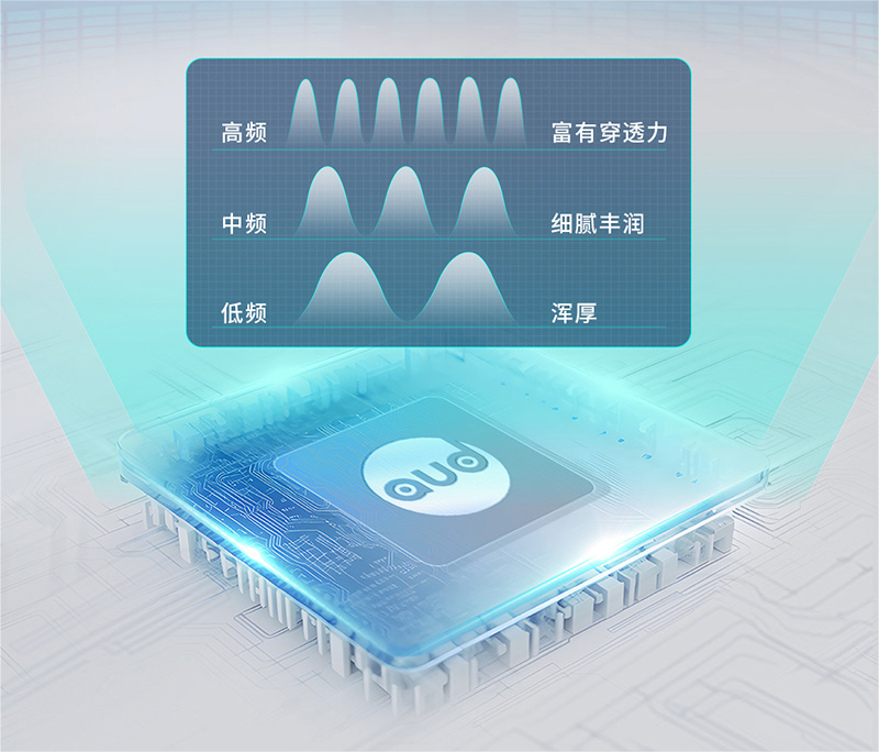 專業級芯片,還原真實人聲,聲音更自然