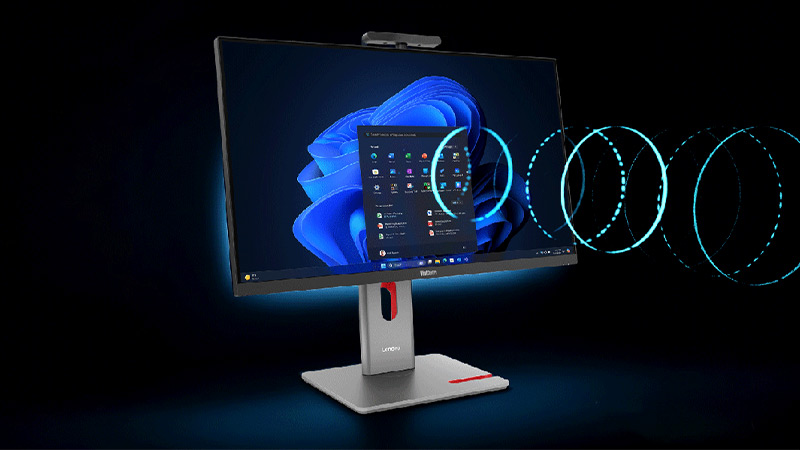 搭載清聽聲學聚音屏技術的聯想終端設備