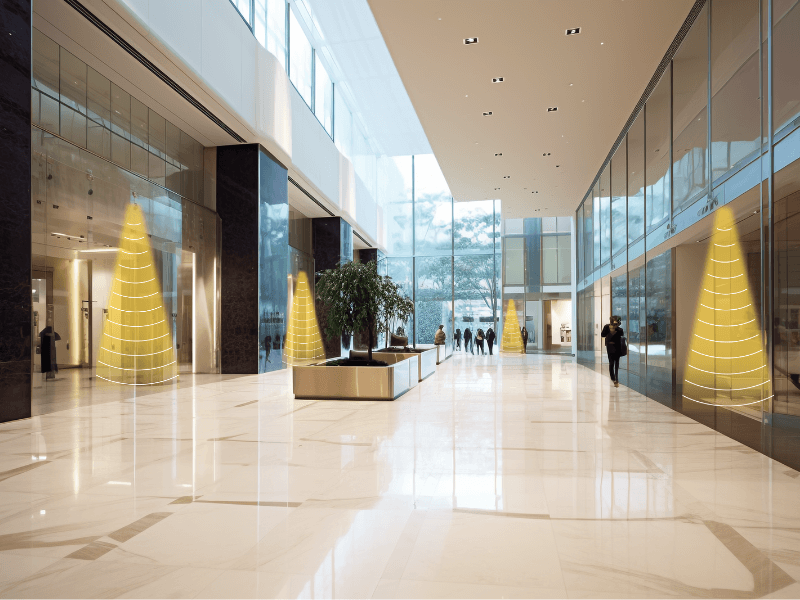 商場(chǎng)定向音箱示意圖