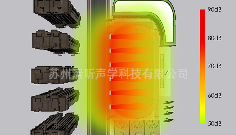 操場定向發聲，聲音分區控制