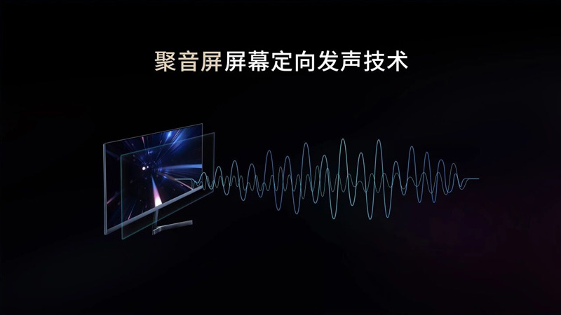 清聽聲學聚音屏——屏幕定向發聲技術