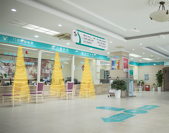 醫院定向音響提供局部各音區互相獨立，打造安靜醫院。