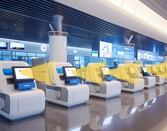 自助終端機定向音箱提供針對性語音指導，增強交互體驗，維護安靜秩序。