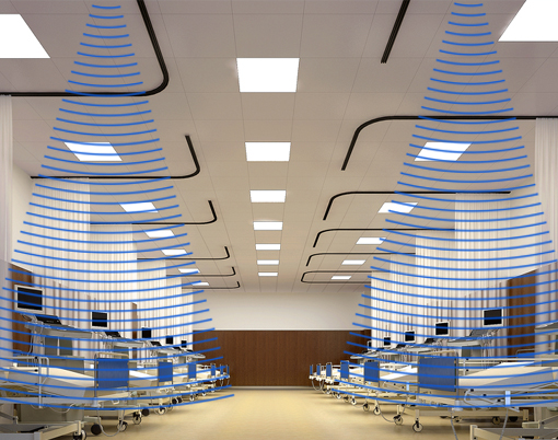 指向性揚聲器可以用在醫院運動康復區